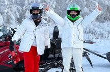 Glacier snowmobile tour