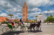 Horse carriage: tour around old Marrakech with hotel transfer