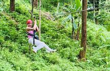 Sticky Waterfall Zipline and Water Rafting Adventures 