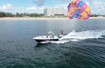Parasailing along Fort Lauderdale Beach