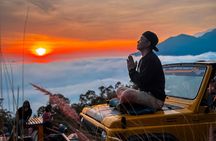 Batur Volcano Jeep Sunrise & Black Lava Experience All included