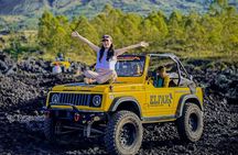 Batur Volcano Jeep Sunrise & Black Lava Experience All included