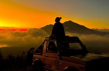 Batur Volcano Jeep Sunrise & Black Lava Experience All included