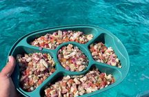 Reef fishing beach cook out