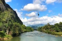 Vang Vieng Shared Tour with Kayak and Zipline