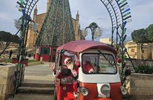 Christmas Tuk Tuk or Jeep tour in Gozo inc. Dinner