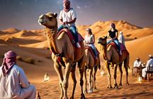 Dubai Desert Safari Tour, Private Car, Camel Ride, Sandboarding