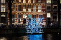Amsterdam Light Festival Covered Cruise with Glühwein & Snack