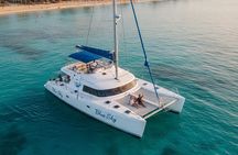Private Catamaran with crew lunch drinks music and snorkeling