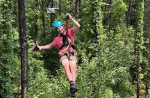 Zipline Canopy Tour and Climbing Wall Package