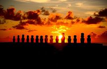 Sunrise in Ahu Tongariki The Moai Awakens