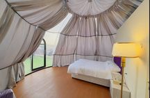 Dubai Overnight Desert Safari with Luxury Air Conditioned Cabana 