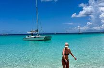 Private catamaran sail & snorkel