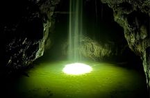 Night Time Charco Azul and Arenales Cave and Waterfall Adventure