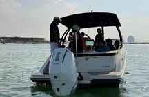 Abu Dhabi: Private Sea Ray Boat Tour with Island Escape