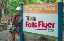 Jamaican Coastline Adventure: Horses, Dunns River Falls and Zip