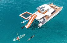 Half Day Coral Island Premium Yacht Tour with Sunset Dinner