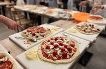 Rome: Pizza & Tiramisu Class with Free Flowing Fine Wine