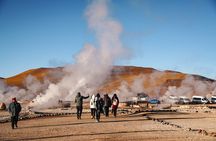 Geysers of tatio with breakfast