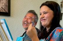 Paint and Sip Experience with Margaritas in Cozumel