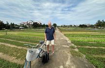 Hoi An countryside cycling Tour,Basket Boat-organic farming-lunch