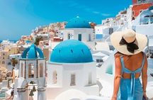 Santorini: Fira to Oia Best Taxi-Style Tour!