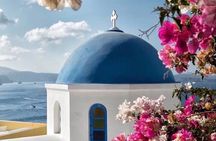 Santorini: Fira to Oia Best Taxi-Style Tour!