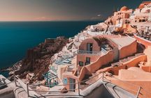 Santorini: Fira to Oia Best Taxi-Style Tour!
