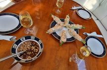 Rhodes Private Luxury Sunset Dinner Cruise Coctails Champagne