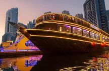 Night Dubai City Tour with VIP Dinner Cruise Russian Group 