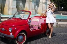 Vintage Fiat 500 Cabriolet Ride & Photo Tour in Rome