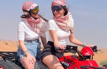 Dubai Desert Safari Quad Biking, BBQ and Camel Ride