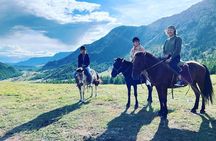 Terelj National Park Chinggis Khaan Statue and Nomadic Family