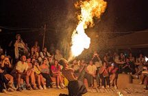 Agafay Desert Sunset Camel Ride, Moroccan Dinner & Fire Show