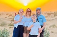 Vip Sunset Desert Safari with pick&drop and BBQ dinner & liveshow