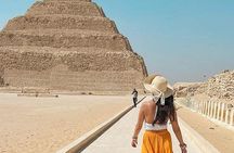 Giza Pyramids, Saqqara, and Memphis Full-Day Trip with tickets.