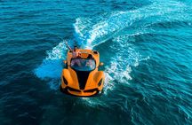 Zanzibar JetCar ride with drone video and transfer included