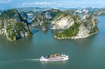 Sail Halong Bay in Luxury Dolphin Day Cruise with Panoramic Views