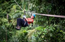 Arenal 12 Zipline Cables Experience Fly over La Fortuna Waterfall