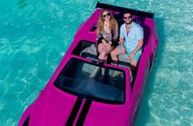 Zanzibar JetCar ride with drone video and transfer included