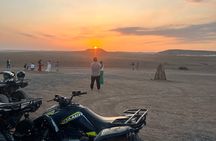 Agafay Desert Sunset Experience Quad Camel Ride and Dinner