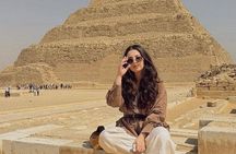 Giza Pyramids, Saqqara, and Memphis Full-Day Trip with tickets.