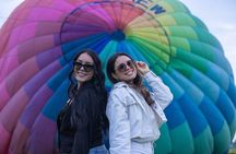 Balloon flight with breakfast in Cave and Pyramids tour from CDMX