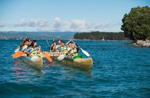 Outrigger Waka Ama Lesson & Guided Walk at Mount Maunganui