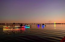 Clear Illuminated Sunset Kayak Tours in San Diego