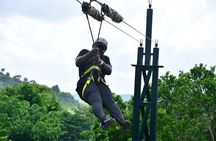 Extreme Zipline Experience in Punta Cana with Mountain Views