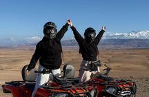 Agafay Desert Adventure Quad Biking and Sunset Camel Trek