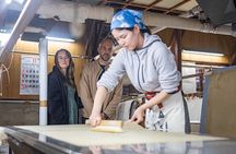 Gilded Washi Tapestry Making and Paper factory tour in Uchiko