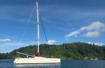 Half day catamaran sailing in the Sailinity Lagoon