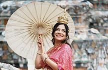 Traditional Thai Makeover Hairdo & Photoshoot at Wat Arun Bangkok